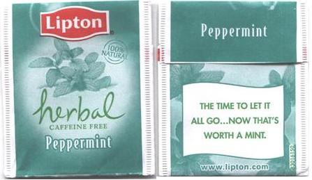 Lipton 83016150 Herbal Peppermint