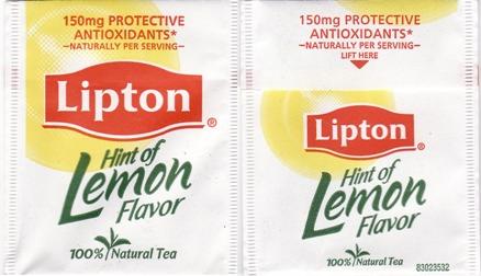 Lipton 83023532 Hint of Lemon