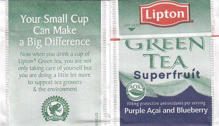 Lipton 83134584 Purple Acai & Bluberry