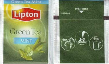 Lipton 8334689 Green Tea Mint