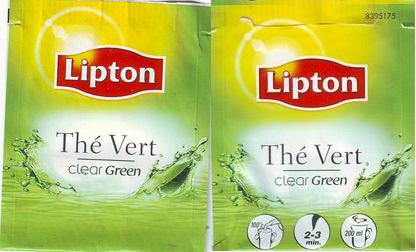 Lipton 8395175 Thé Vert Clear Green