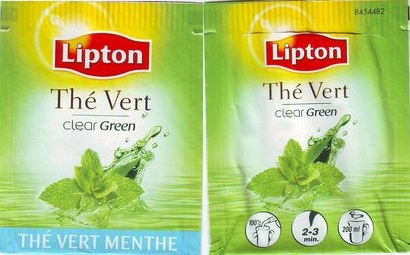 Lipton 8454482 Thé Vert Menthe