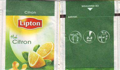 Lipton 8492583 Thé Citron