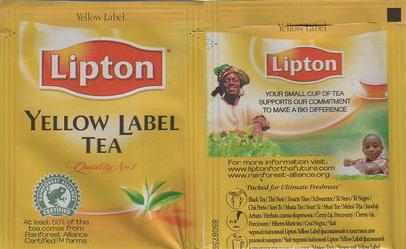 Lipton 8508759 Yellow Label Tea