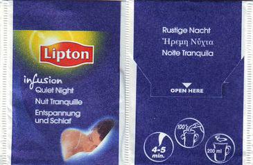 Lipton 8517202 Infusion Quiet Night