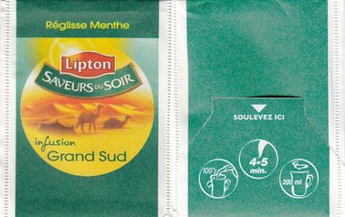 Lipton 8532800 Infusion Grand Sud Reglisse Menthe