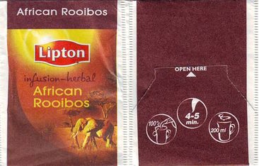 Lipton 8542791 Infusion Herbal African Rooibos