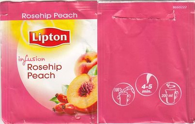 Lipton 8660222 Infusion Rosehip Peach