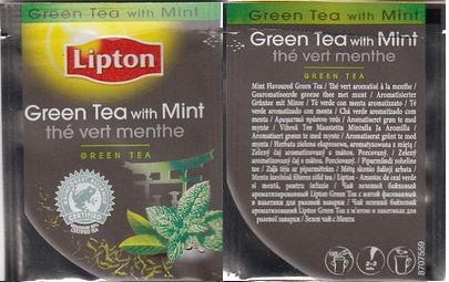 Lipton 8707559 Green Tea With Mint