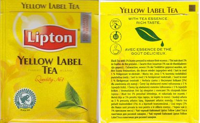 Lipton 8963816 Yellow Label Tea