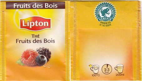 Lipton France Thé Fruits Des Bois