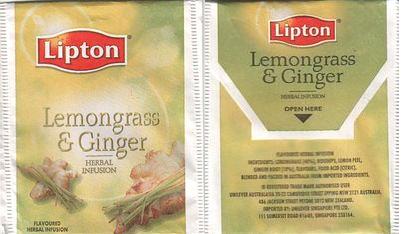 Lipton MI10694 Lemongrass & Ginger