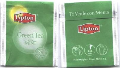 Lipton N Green Tea With Mint