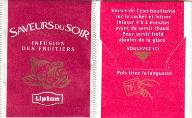 Lipton N Saveurs Du Soir Infusion Des Fruitiers