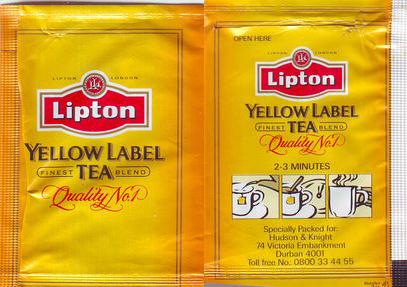 Lipton N Yellow Label Tea Foil 3