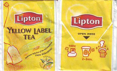 Lipton N Yellow Label Tea Paper Hirameki