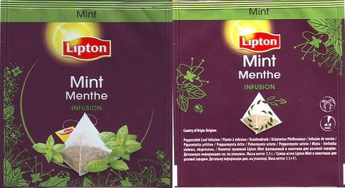 Lipton Pyramid Mint Square Foil