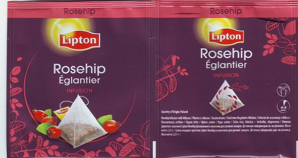 Lipton Pyramid Rosehip Square Foil