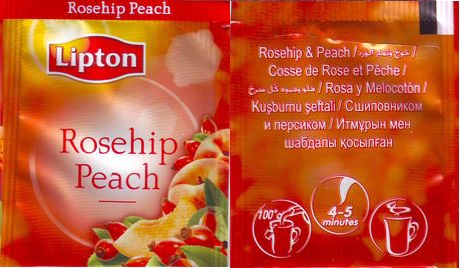 Lipton Rosehip Peach Foil