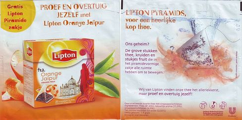 Lipton Sample Teorange Jaipur Pyramid