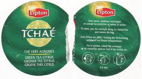 Lipton Tchae Thé Vert ’Agrumes 1