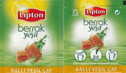 Lipton Turk Berrak Yesil Balli Yesil Cay 2