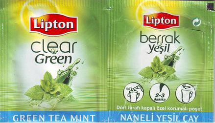 Lipton Turkey Clear Green Tea Mint