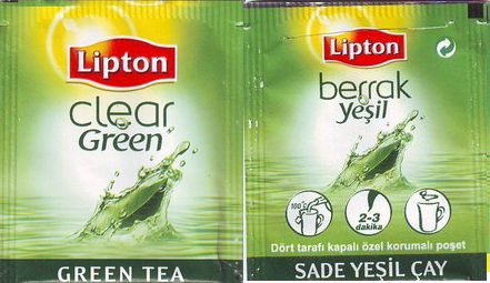 Lipton Turkey Clear Green Tea Sade