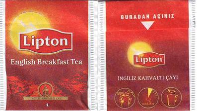 Lipton Turkey English Breakfast Tea Paper