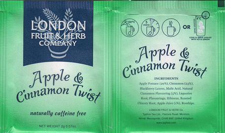 London Apple & Cinnamon Twist Typhoo 2