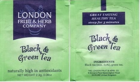 London Black & Green Tea Matt