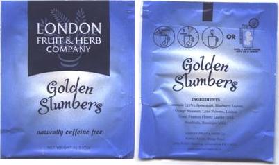 London Golden Slumbers Premierfoods