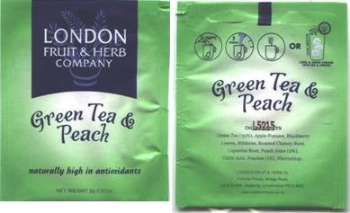 London Green Tea & Peach Premierfoods