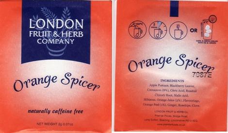 London Orange Spicer Premierfoods