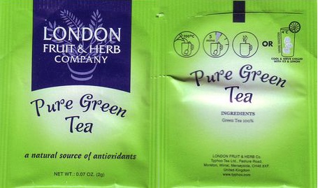 London Pure Green Tea Typhoo