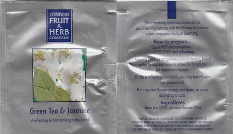 London Silver Green Tea With Jasmine