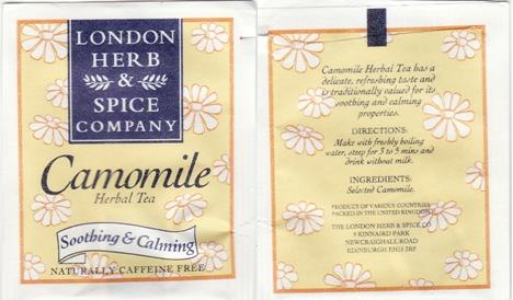 London Spice Camomile Soothing Calming