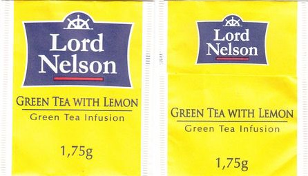 Lord Nelson 02215948 Green Tea With Lemon