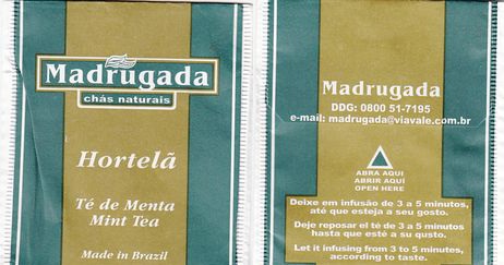 Madrugada Hortela Té De Menta