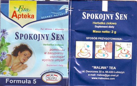 Malwa Fito Apteka Formula 5 Spokojny Sen