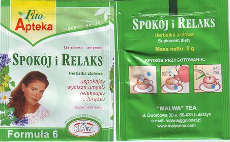 Malwa Fito Apteka Formula 6 Spokoj I Relaks