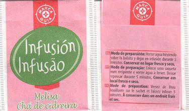 Marca Guia Infusion Melisa