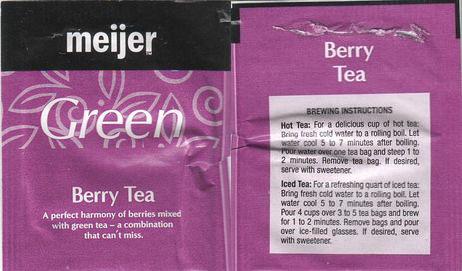 Meijer Green Berry Tea