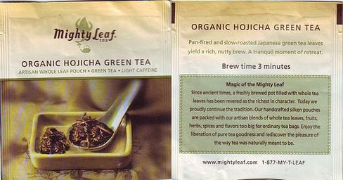 Mighty Leaf Organic Hojicha Green Tea 2