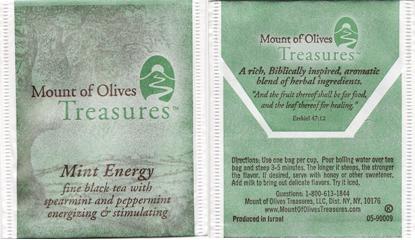 Mount of Olives Mint Energy