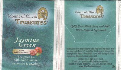 Mount of Olives Treasures Jasmine Green With Pomegranate 1