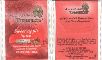 Mount of Olives Treasures Sweet Apple Spice With Pomegranate