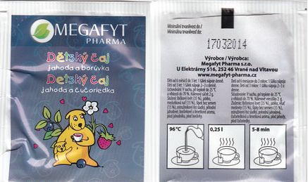 Megafyt Pharma Dětský Čaj Jahoda a Borůvka