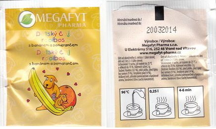 Megafyt Pharma Dětský Čaj Rooibos s Bananem a Pomerancem