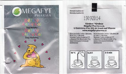 Megafyt Pharma Dětský Černý Čaj Bez Kofeinu